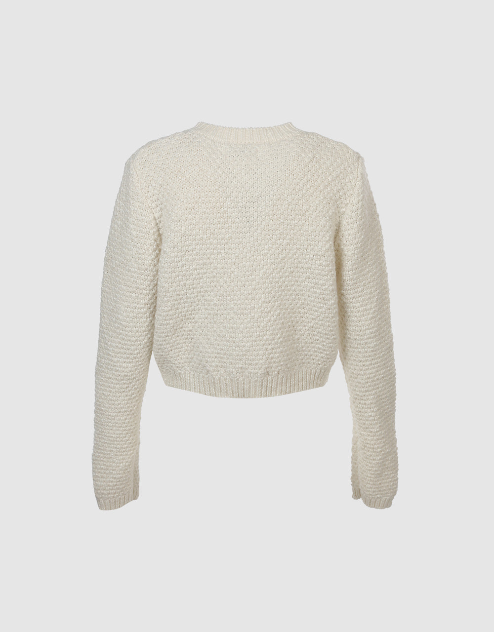 Patch Pocket Cropped Cardigan
