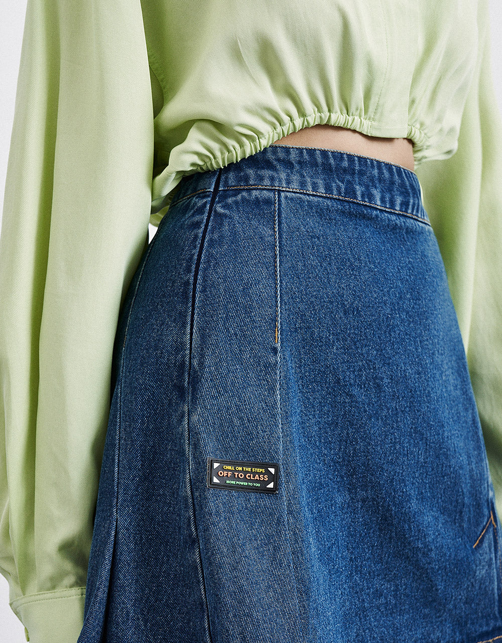 A-Line Denim Skirt