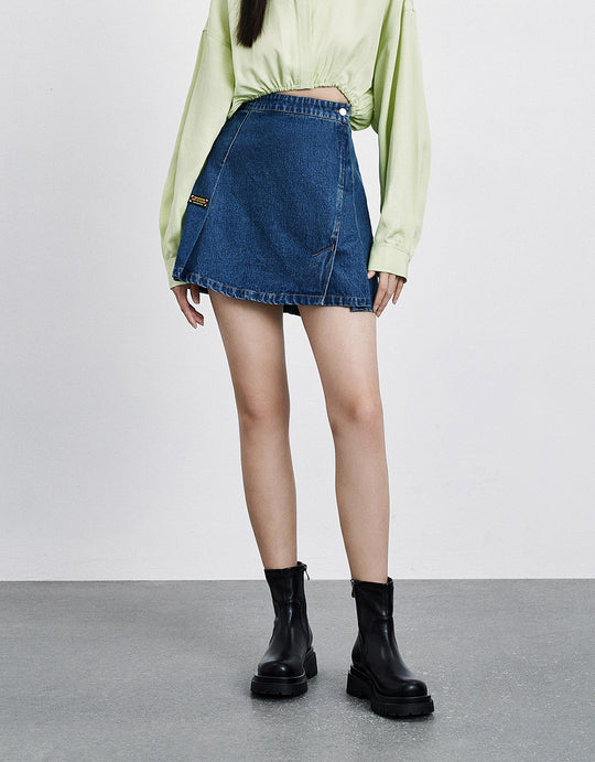 A-Line Denim Skirt