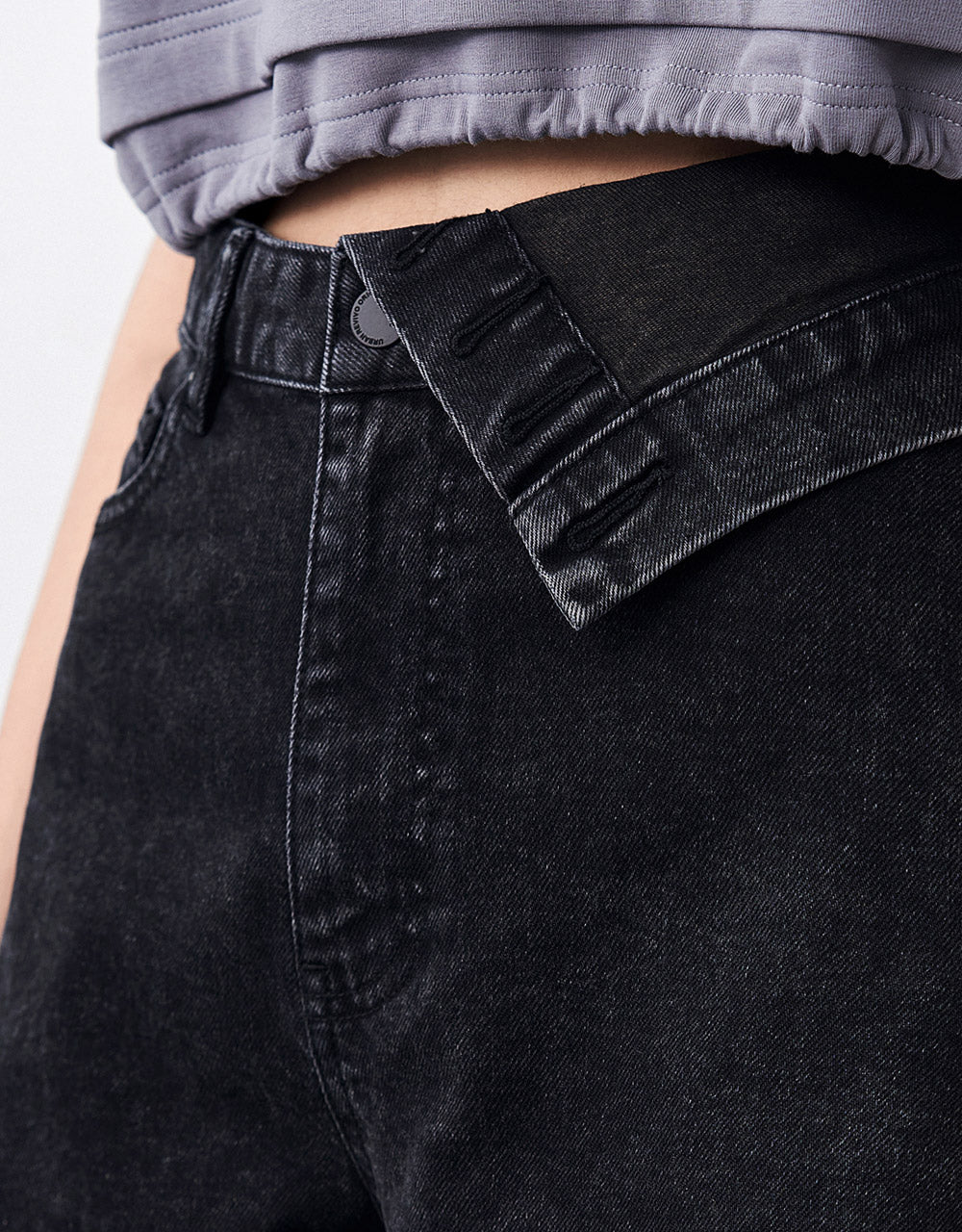 Raw Hem Denim Shorts