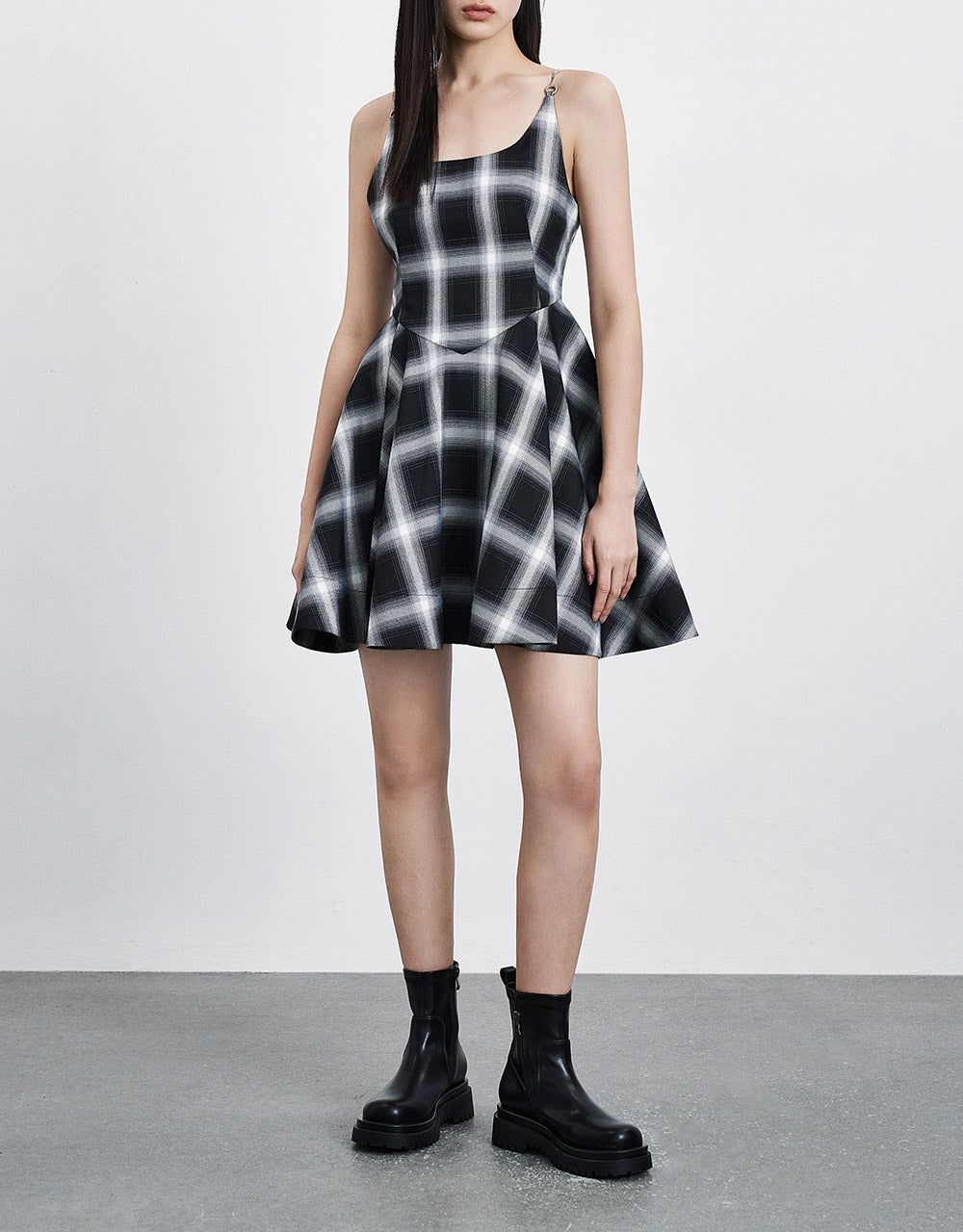 Checkered Cami Dress