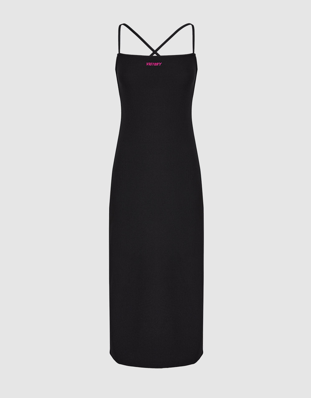 Letter Detail Cami Jersey Dress