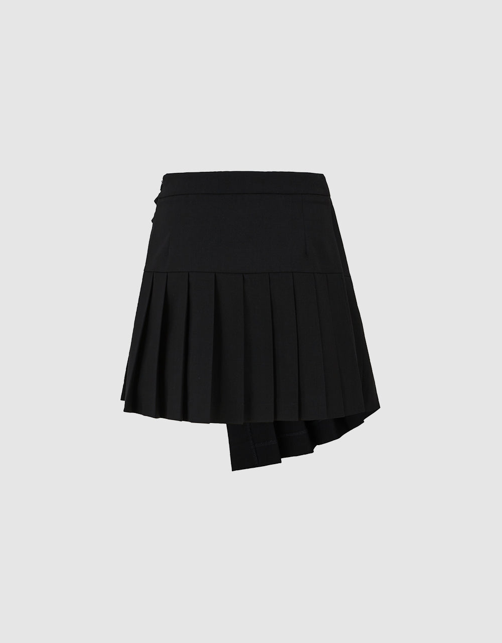 Pleated Wrap Skirt