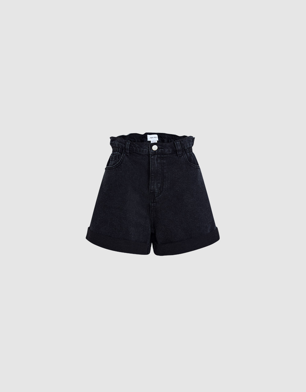 Paperbag Waist Denim Shorts