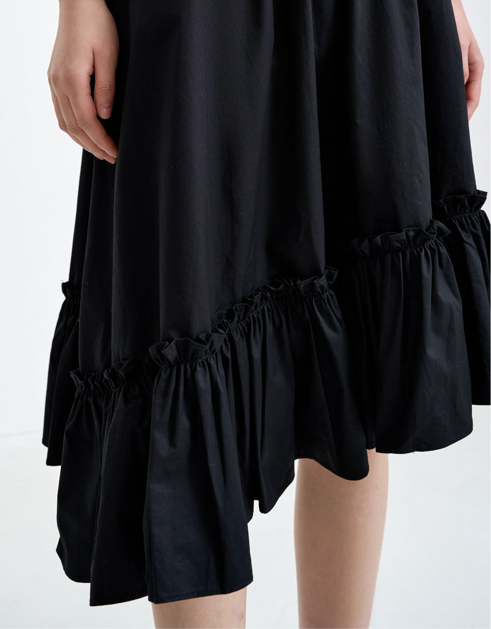 Ruffle Midi Skirt