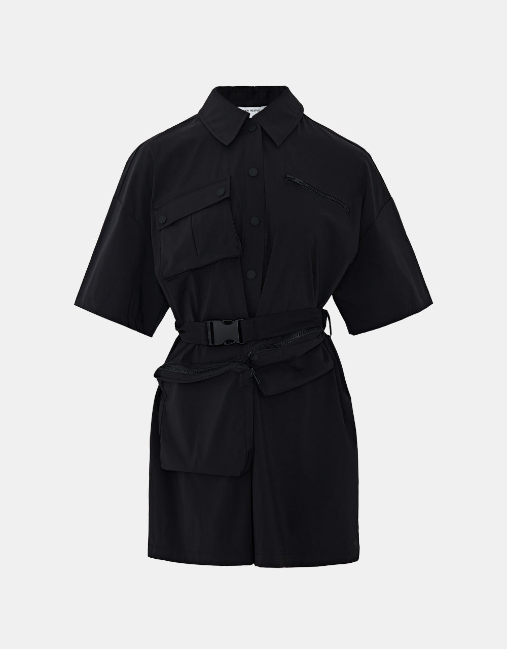 Pockets Detail Dress With Belt