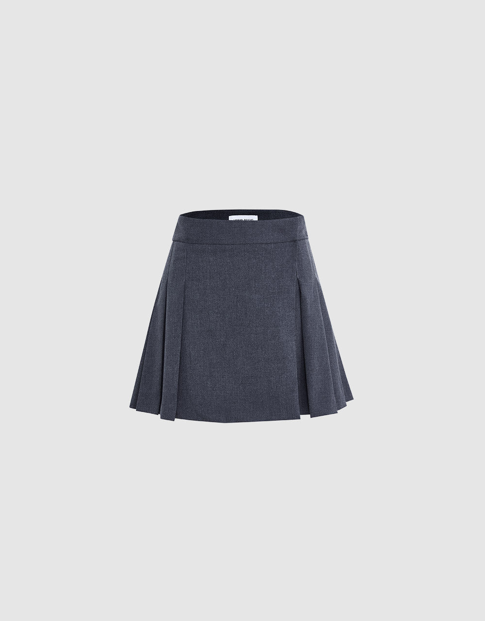 Pleated A-Line Skirt