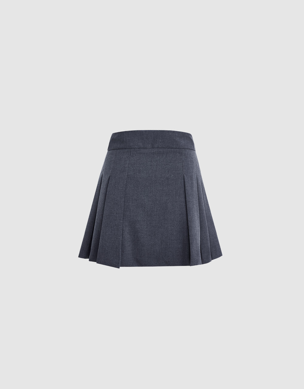 Pleated A-Line Skirt