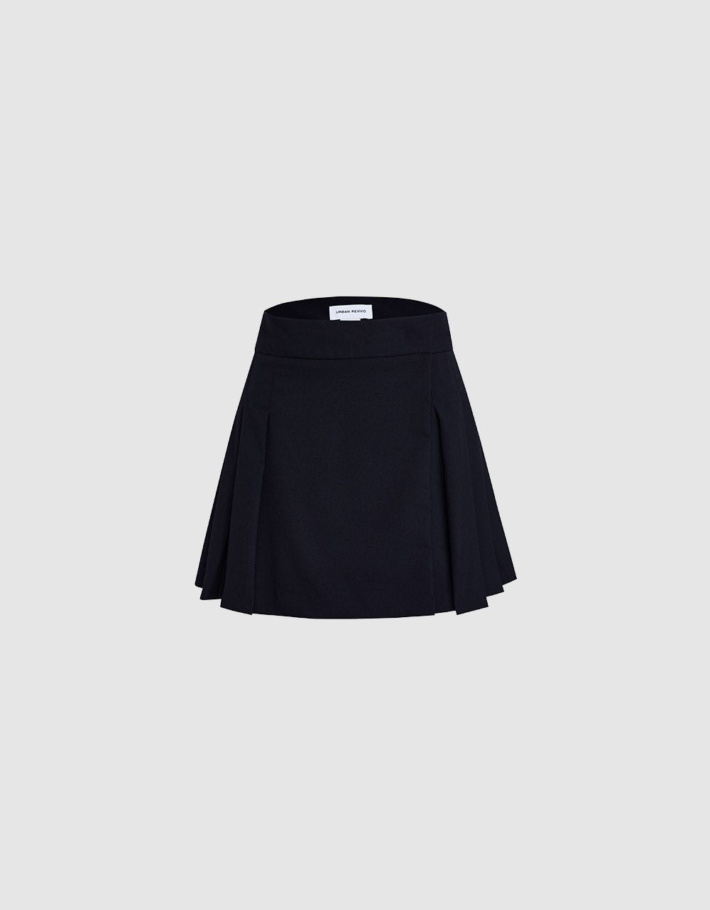 Pleated A-Line Skirt