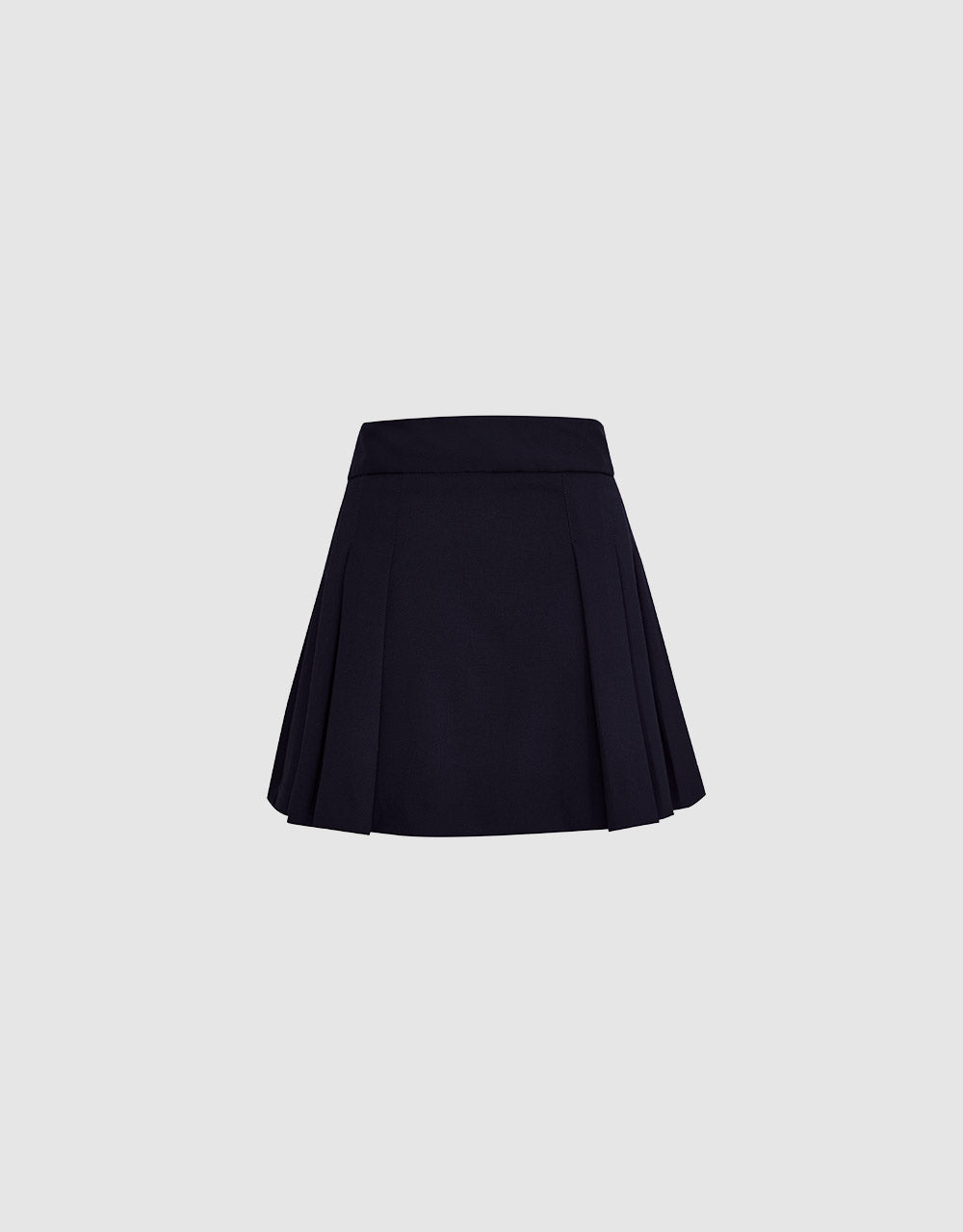 Pleated A-Line Skirt