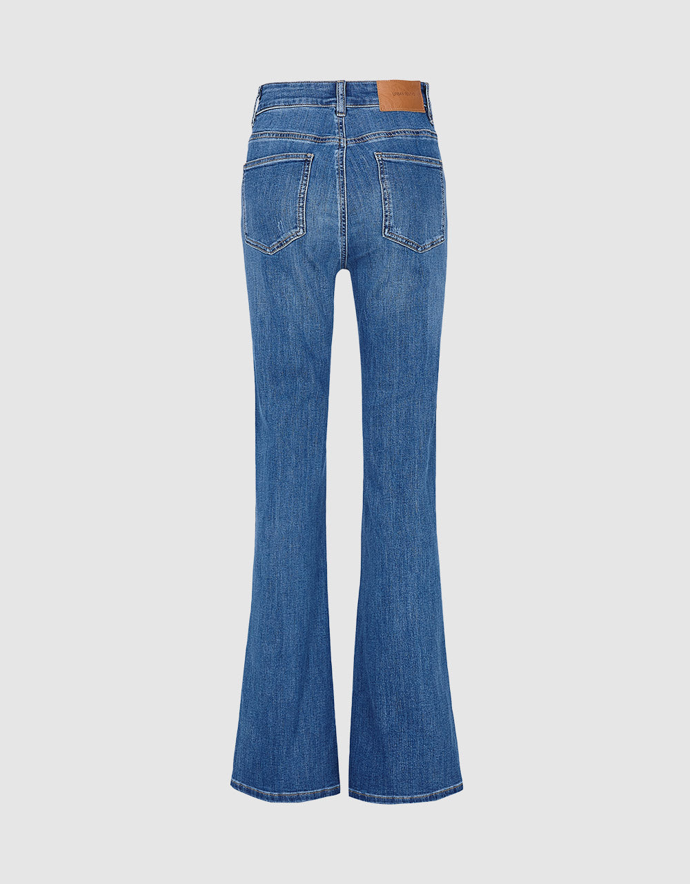 Slit Hem Flare Jeans
