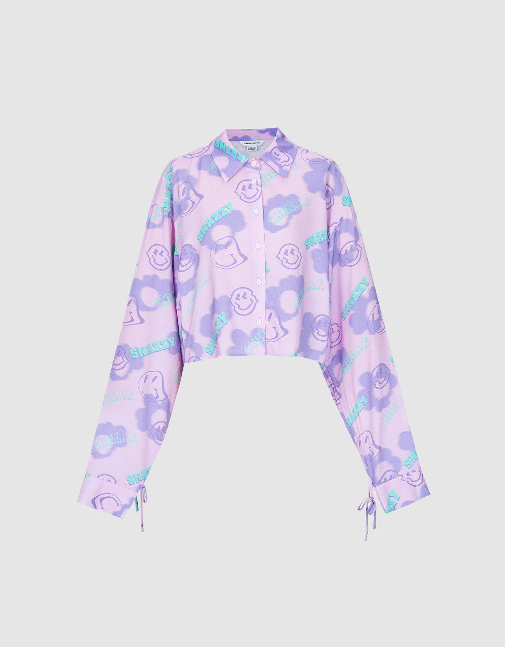 Printed Crop Shirt