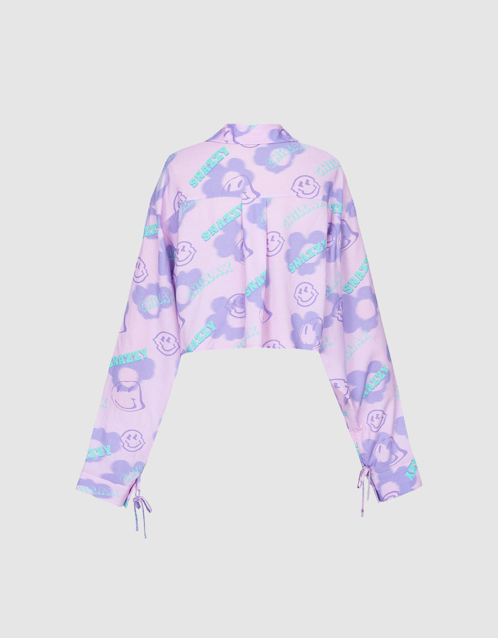 Printed Crop Shirt
