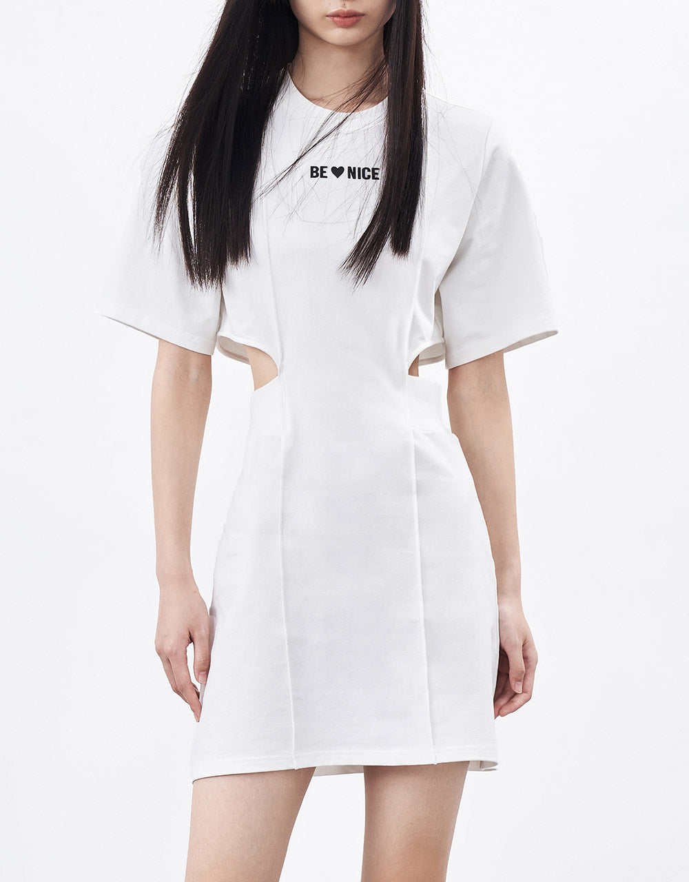 Cut Out Cotton Dress