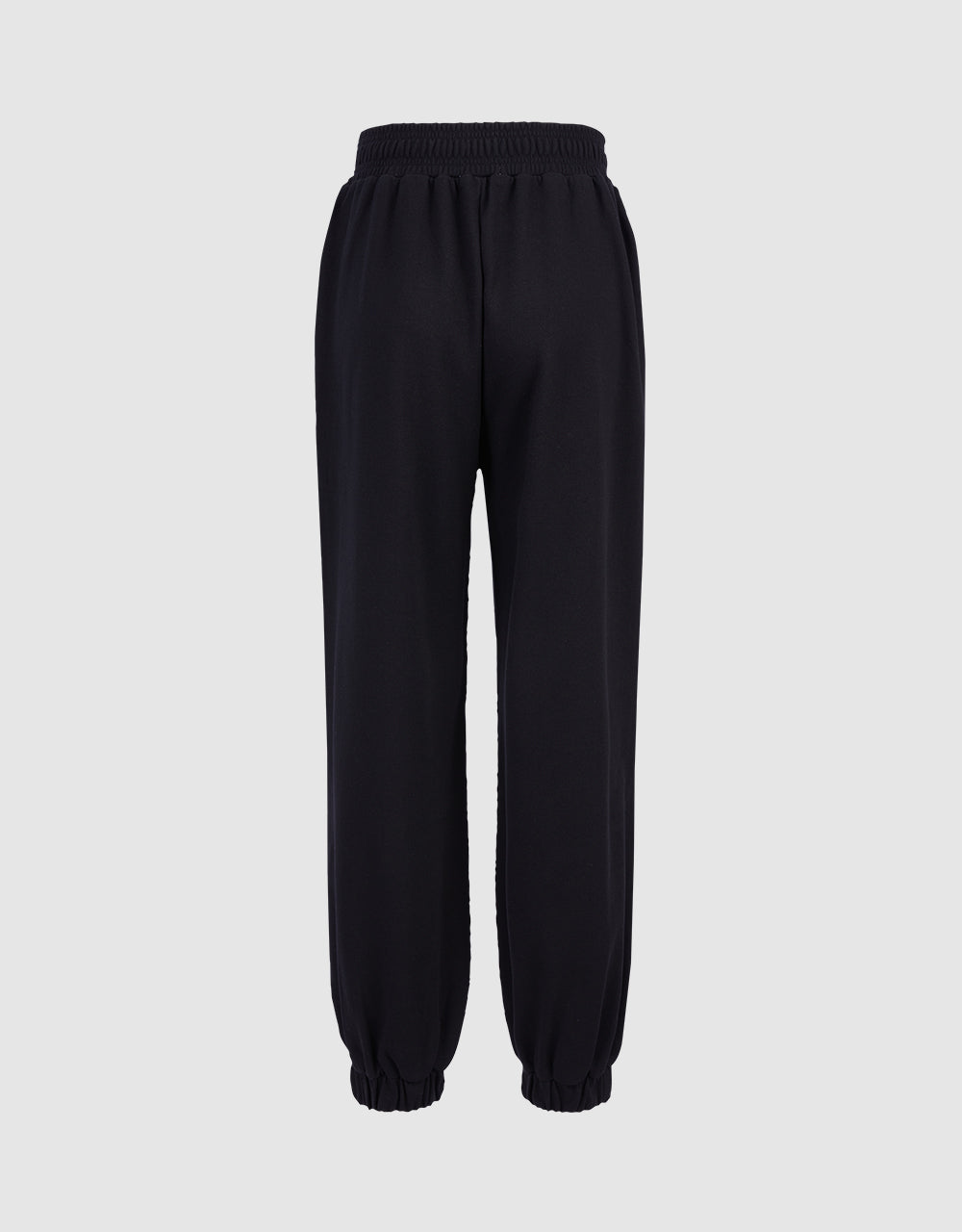 Elastic Waist Cotton Jogger Pants