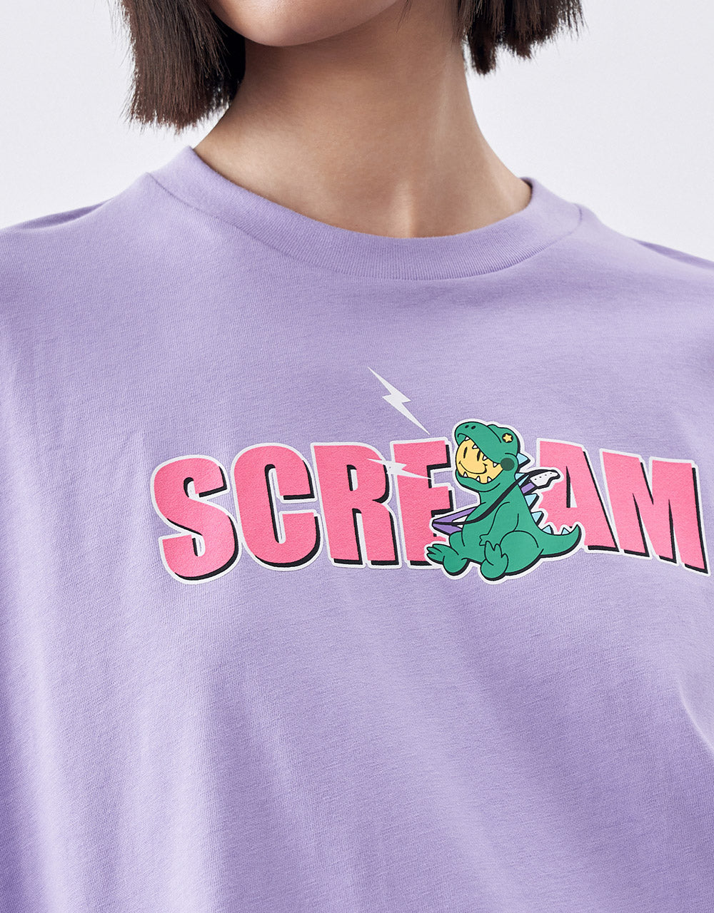 Oversized Letter Print T-Shirt