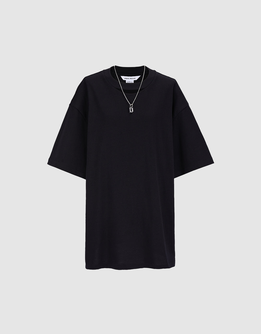 Cut Out T-Shirt With Chain
