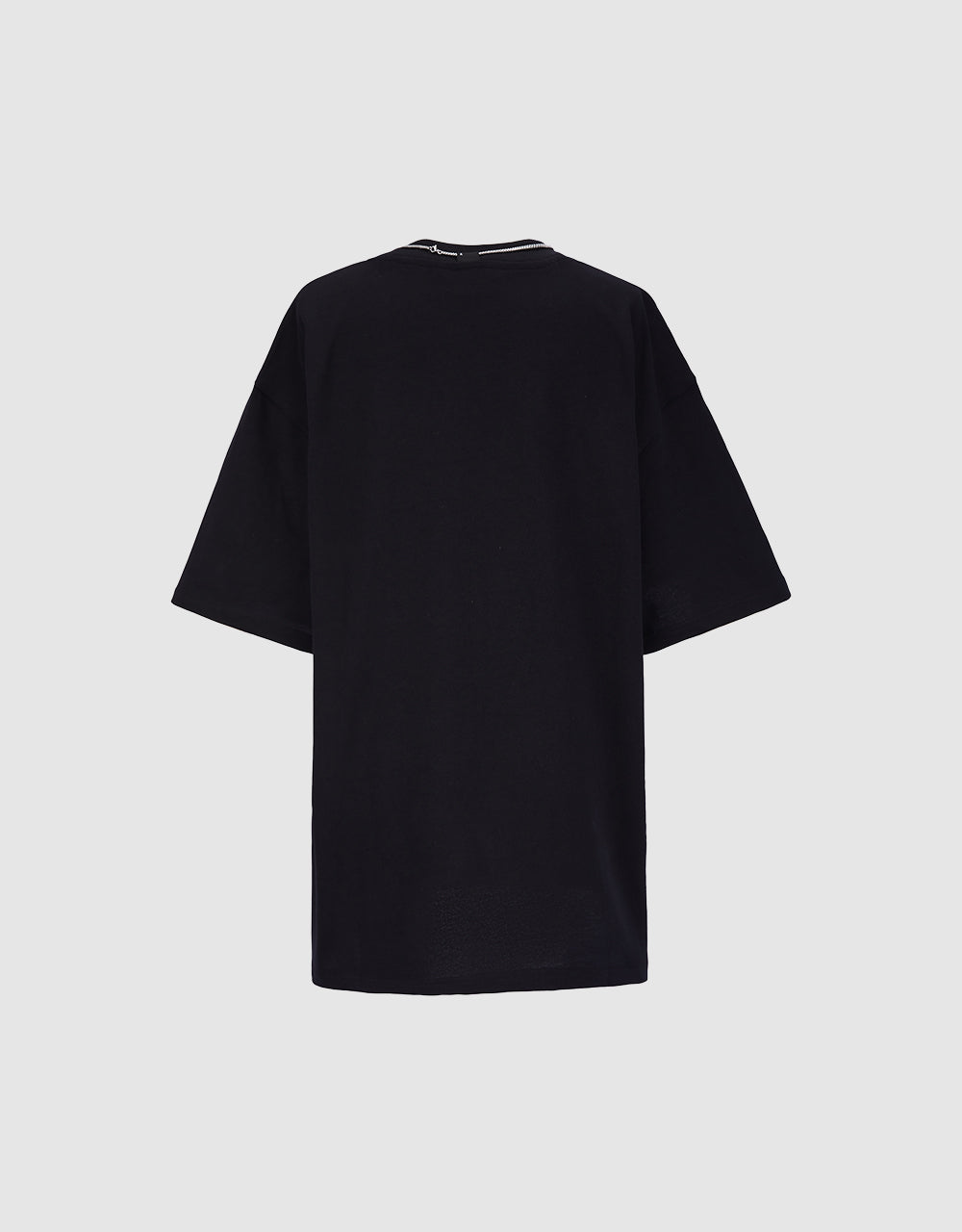 Cut Out T-Shirt With Chain