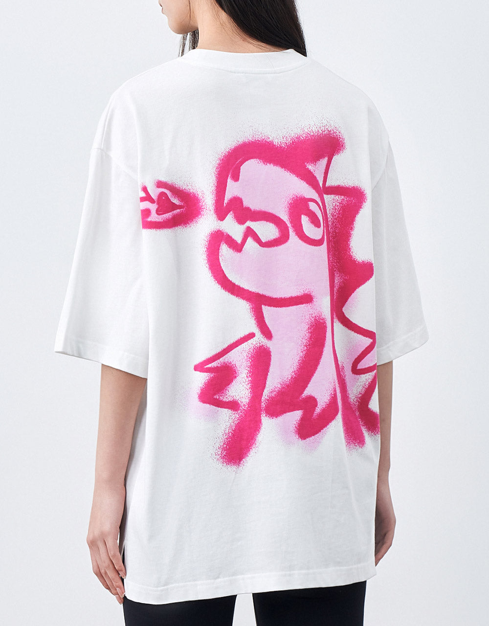 Dinosaur Print Oversized T-Shirt