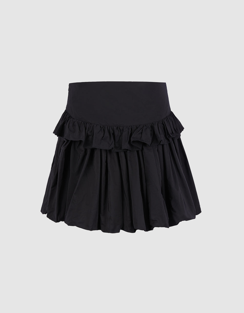 Ruffled Ruched Skirt