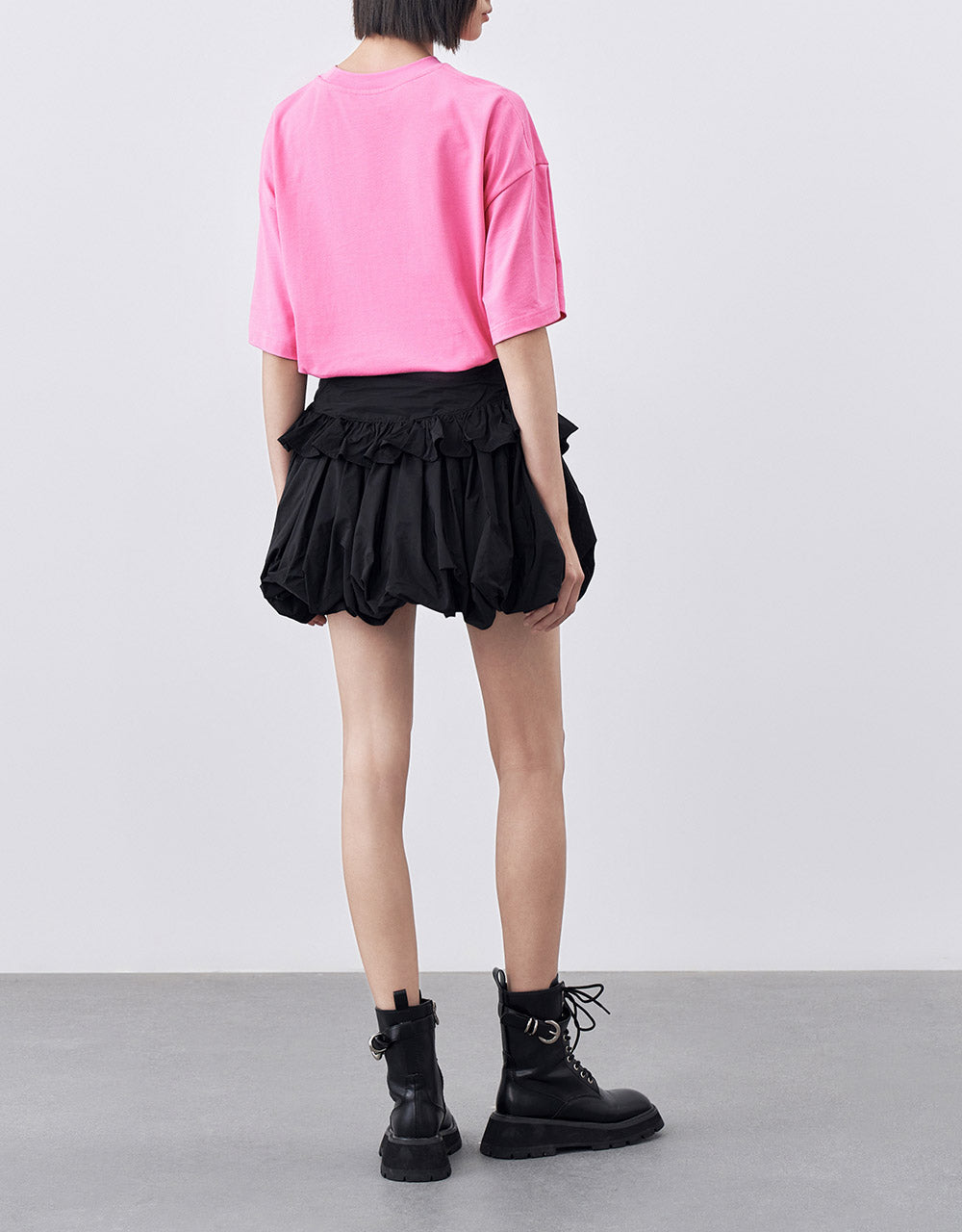 Ruffled Ruched Skirt