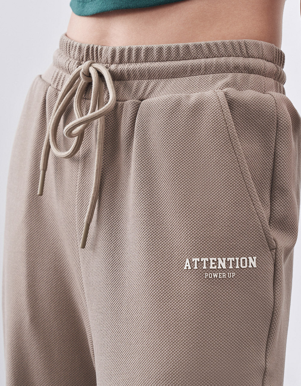 Elastic Waist Printed Pants