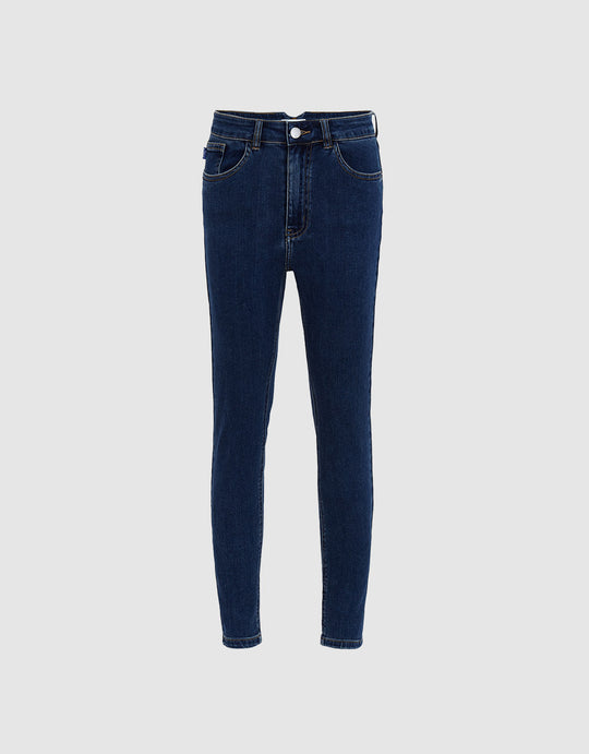 High Waist Pencil Jeans