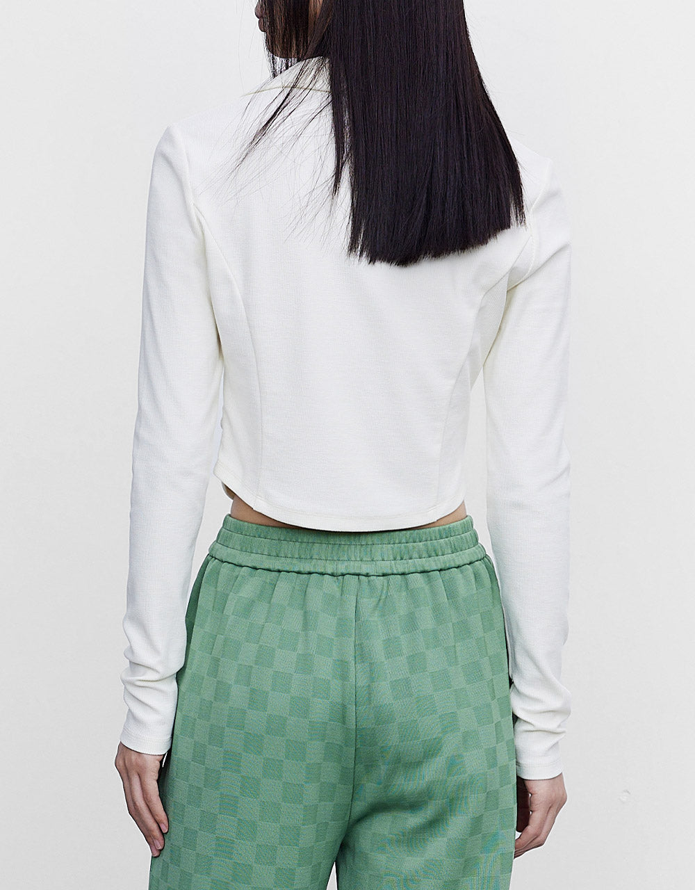 Letter Zip Up Shirt