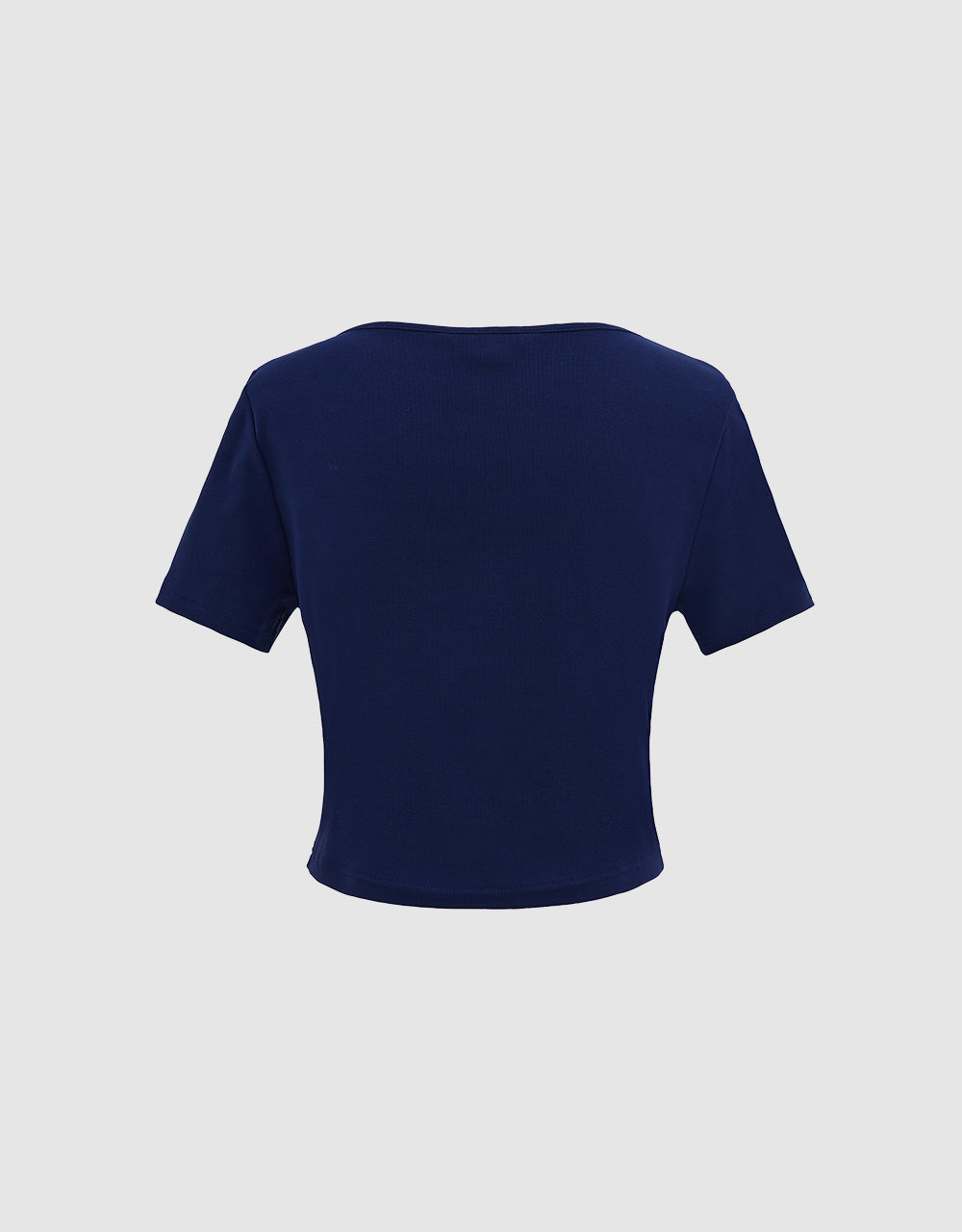 Cropped T-Shirt With Chain