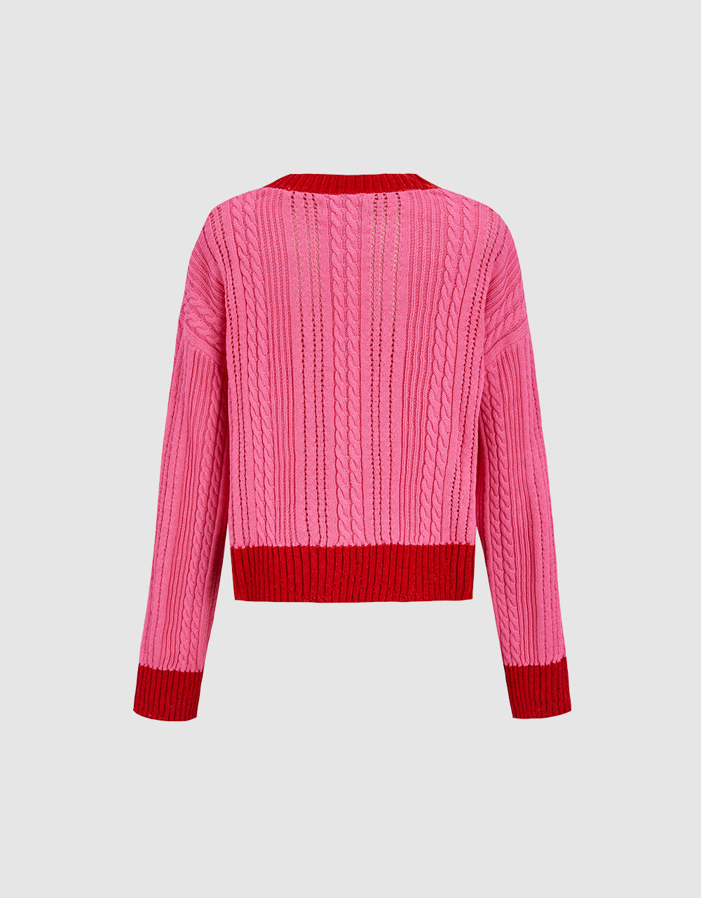 Contrast Trim Cardigan