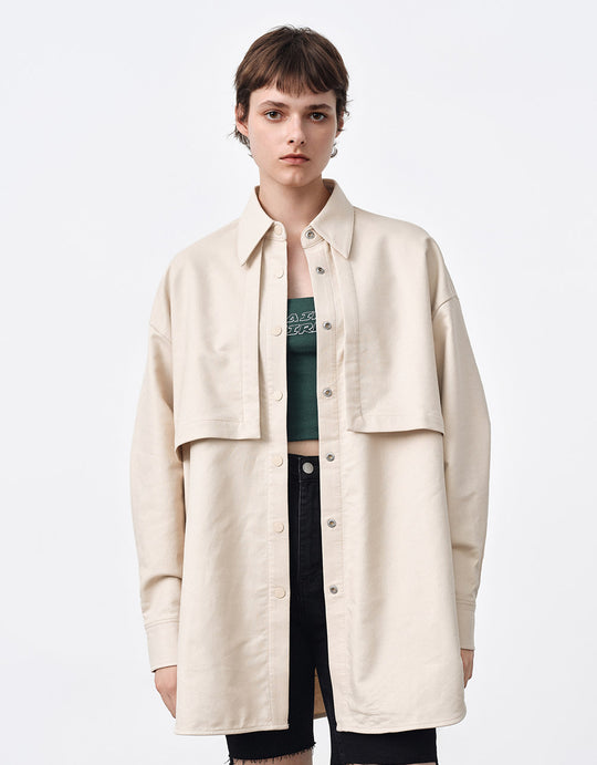 Combination Button Up Shirt