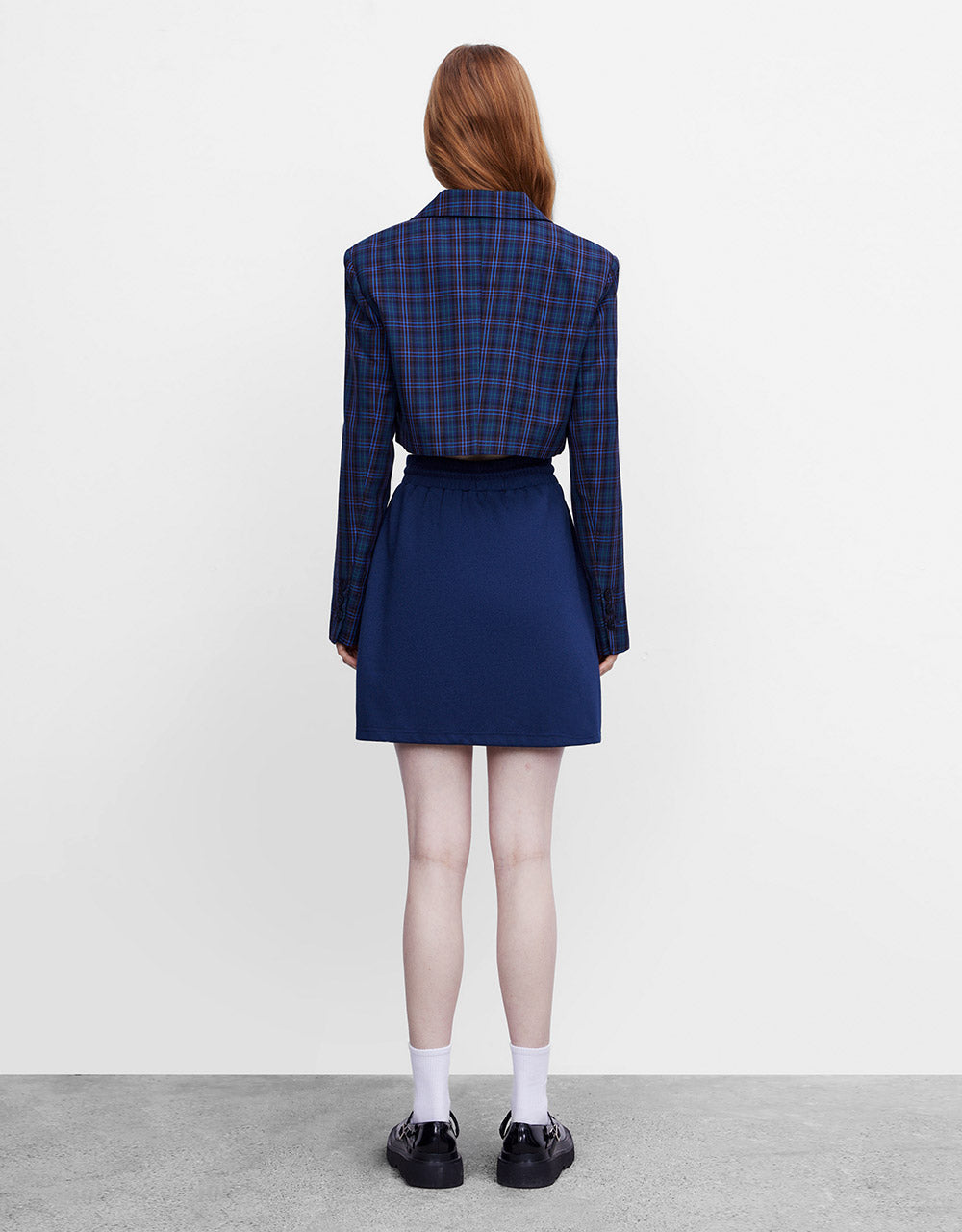 High Waist Mini Skirt With Pocket