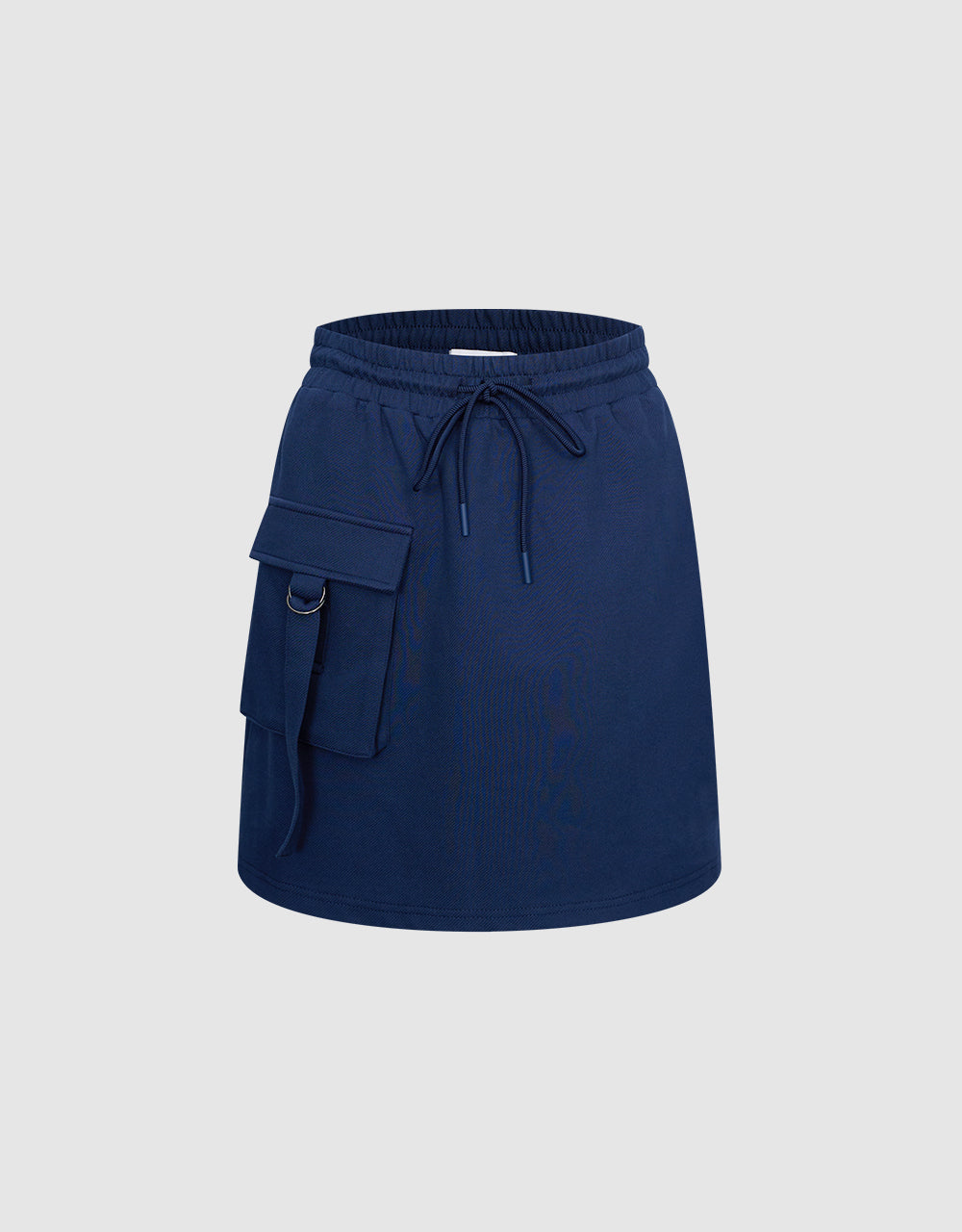 High Waist Mini Skirt With Pocket
