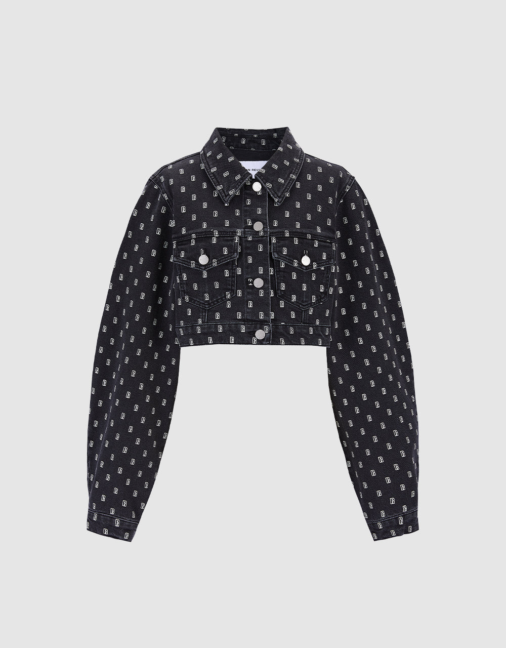 Letter Print Denim Jacket