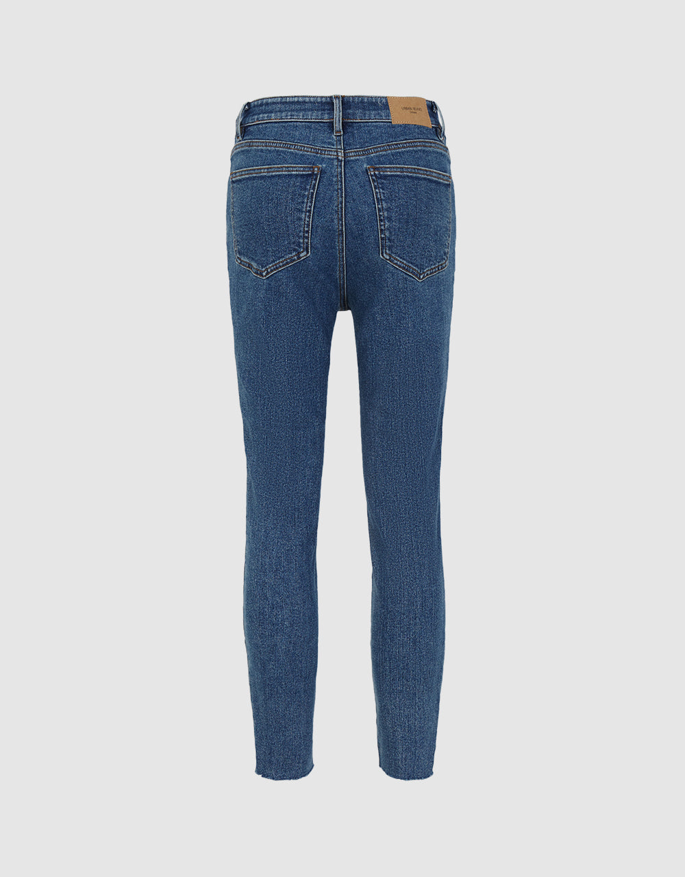 Slit Hem Skinny Jeans