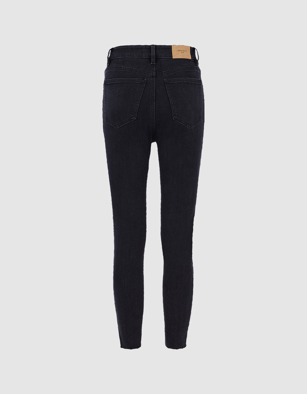 Slit Hem Skinny Jeans