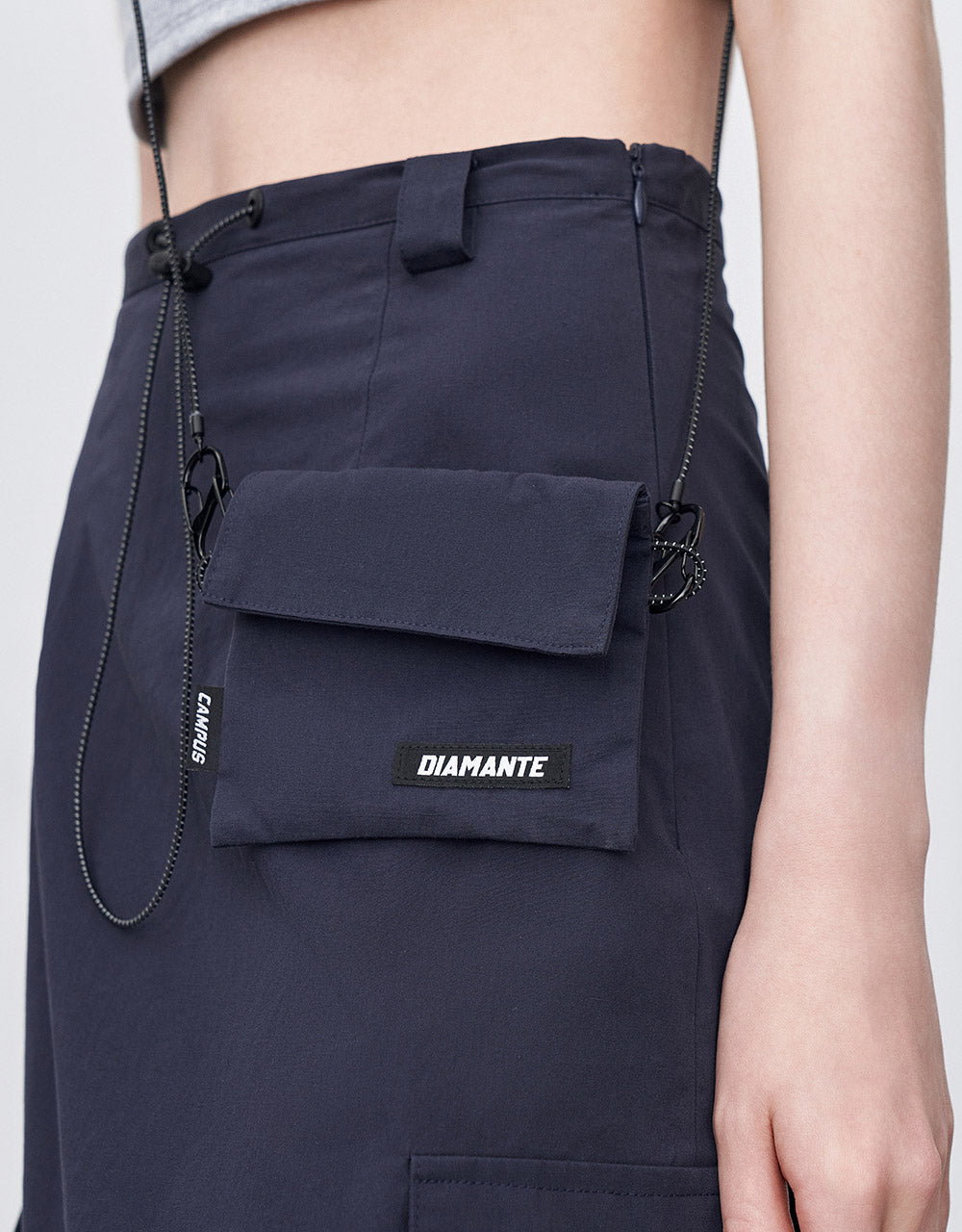 Midi Skirt With Purse