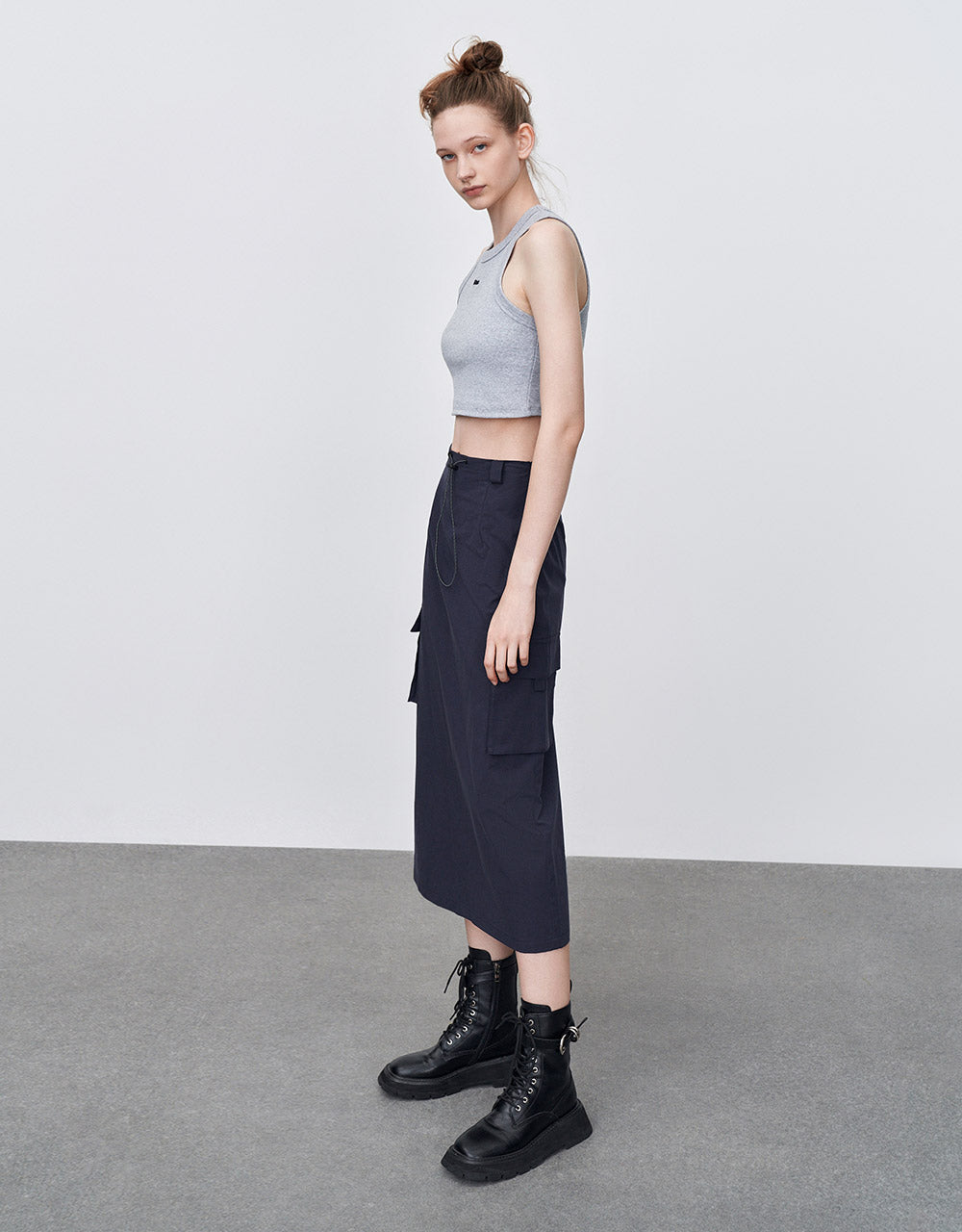 Midi Skirt With Purse