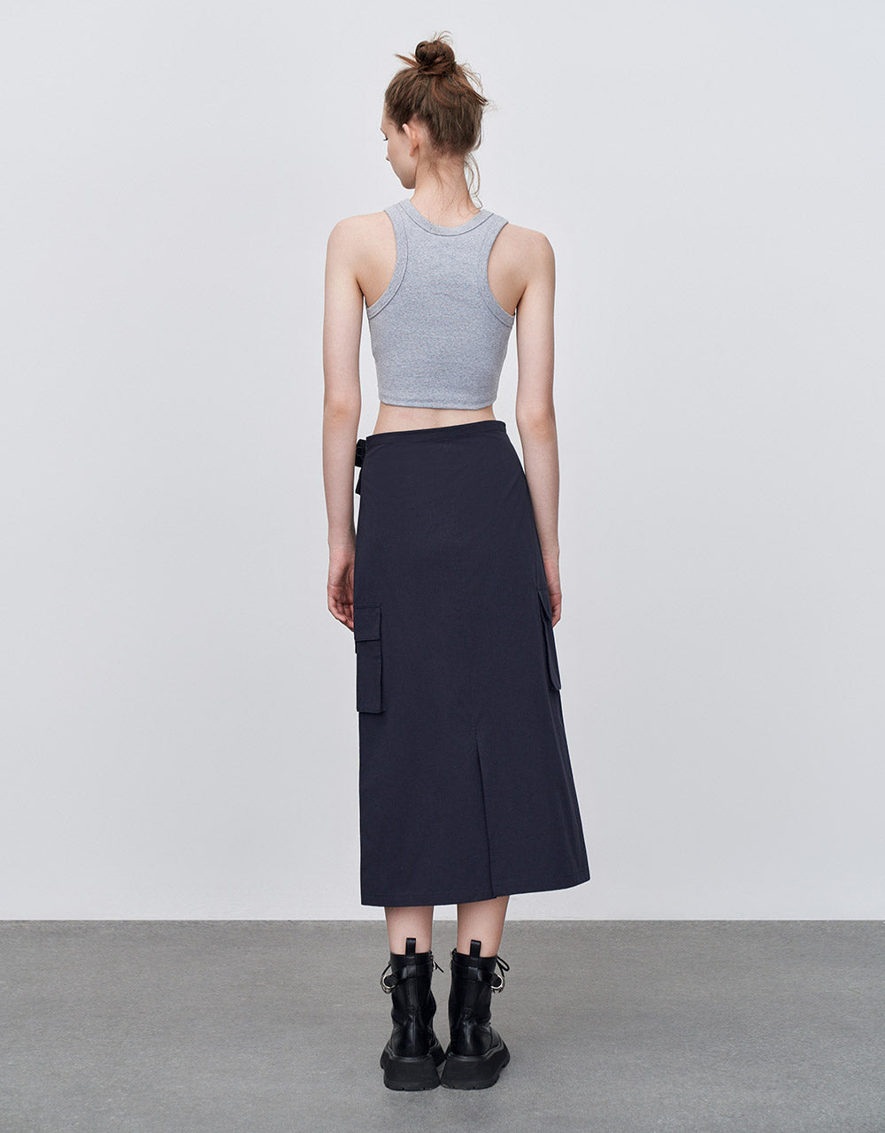 Midi Skirt With Purse