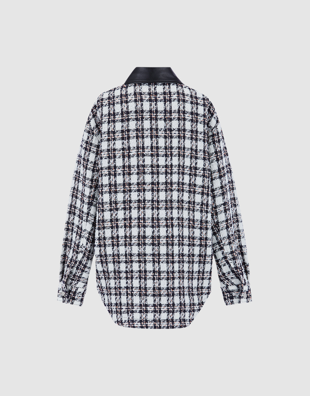 Combination Tweed Plaid Jacket