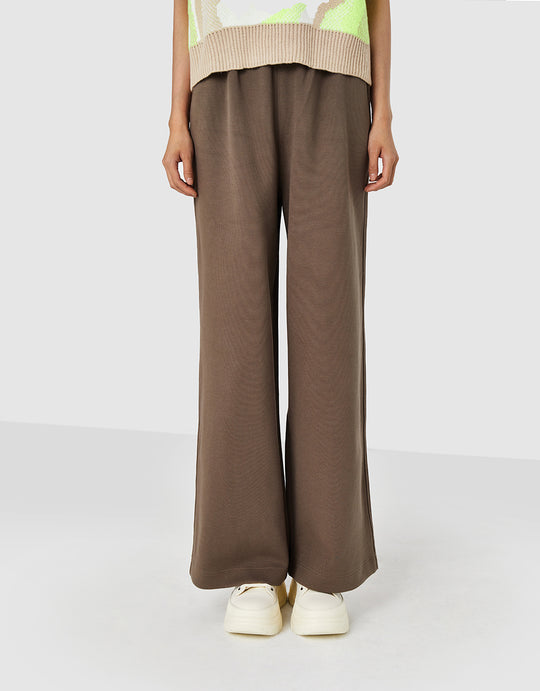 Elastic Waist Wide Leg Pants