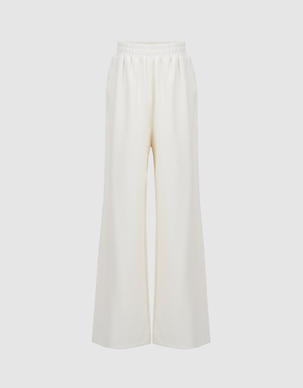 Elastic Waist Wide Leg Pants