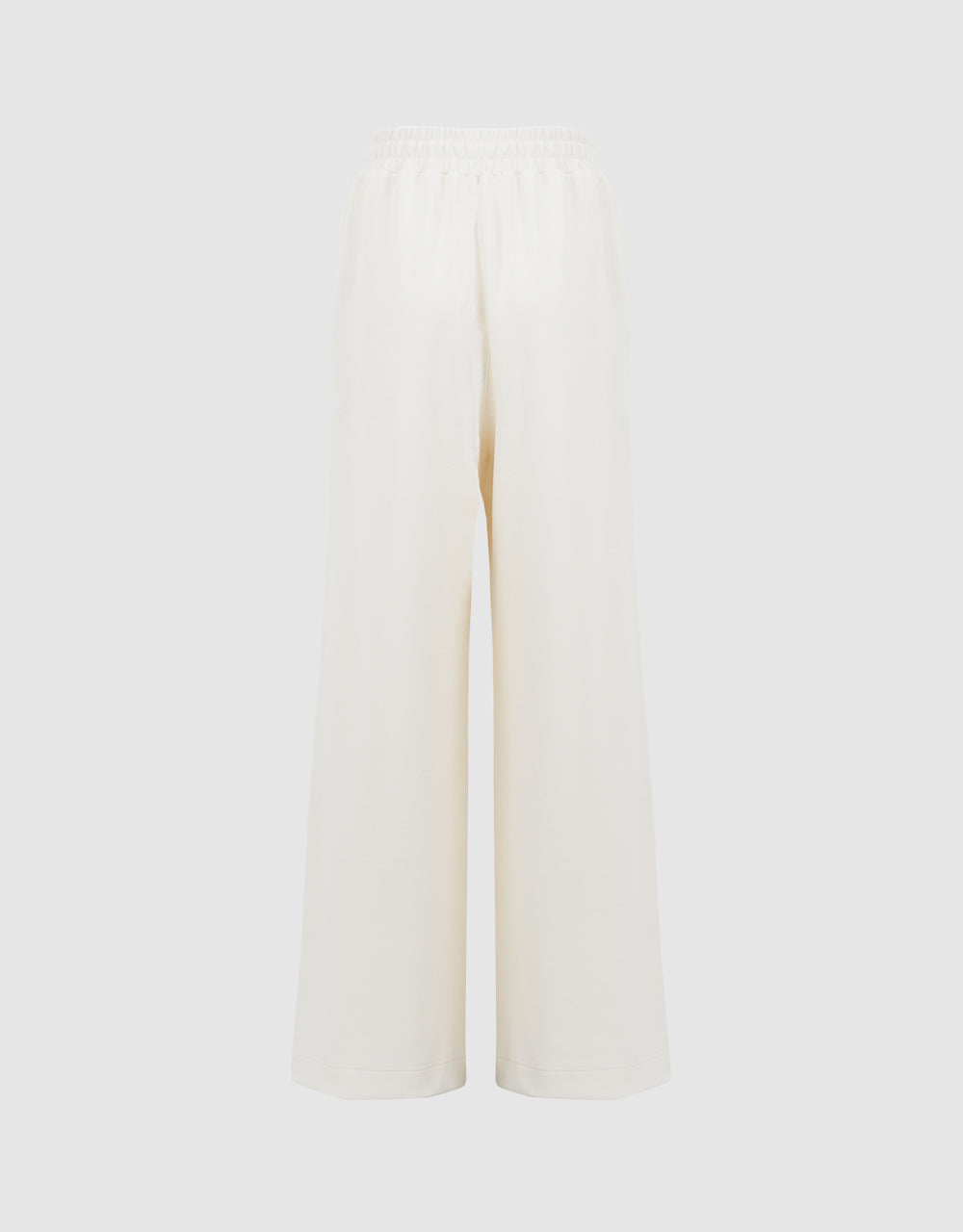 Elastic Waist Wide Leg Pants