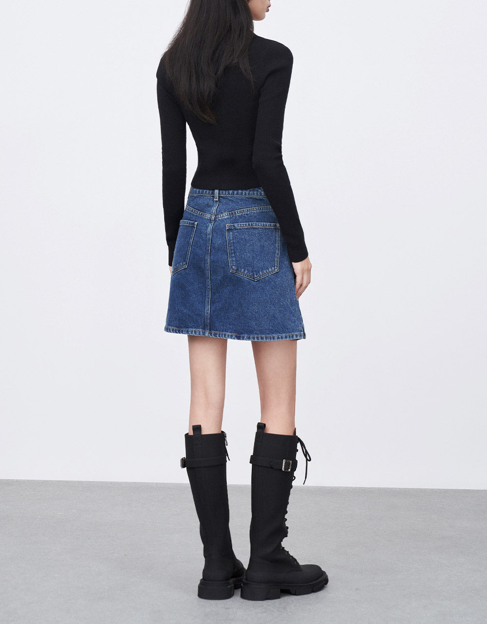 Denim Mini Skirt