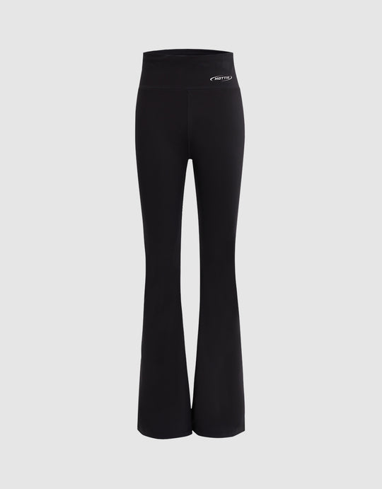 High Waist Skinny Flare Pants