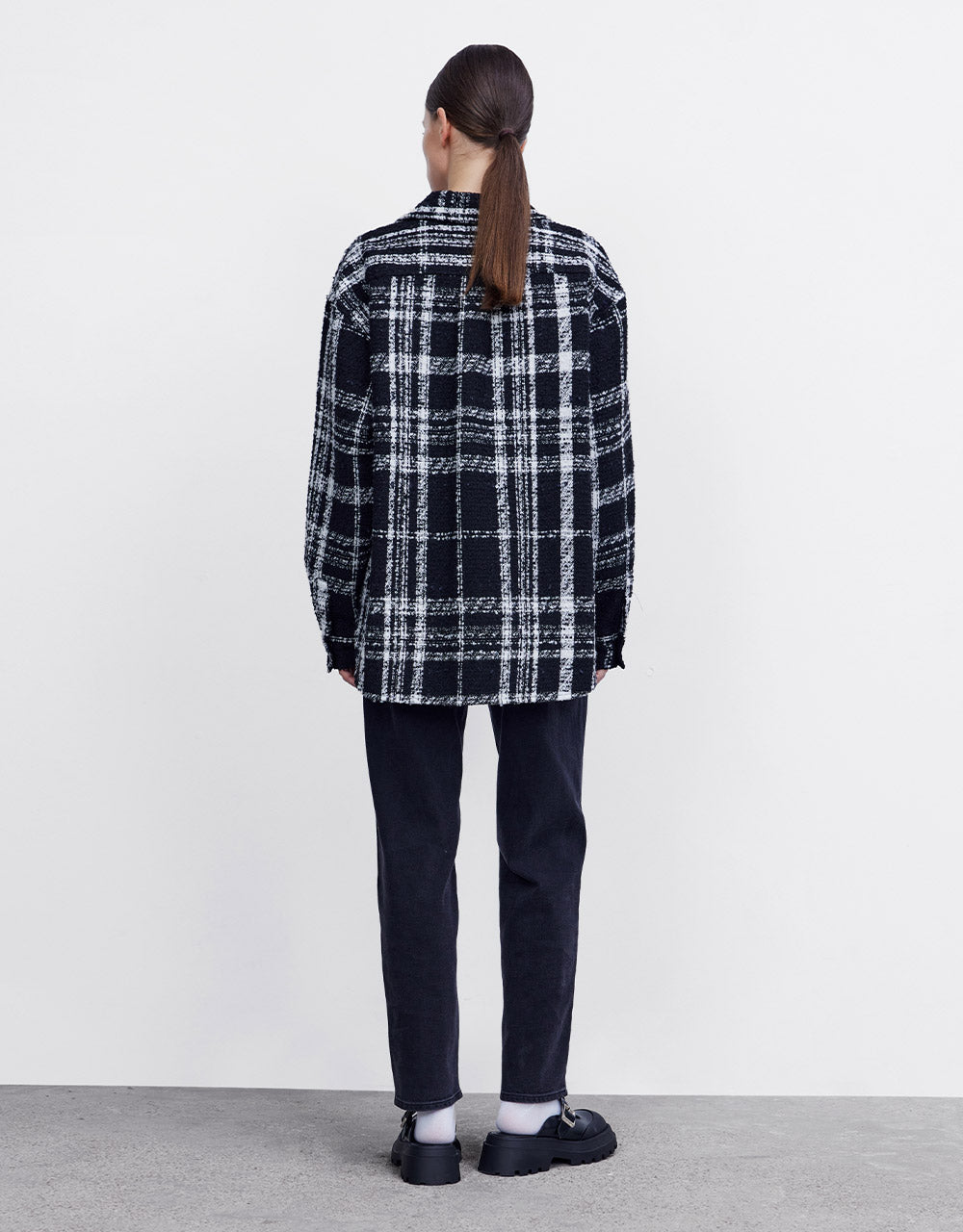 Mid Waist Straight Jeans