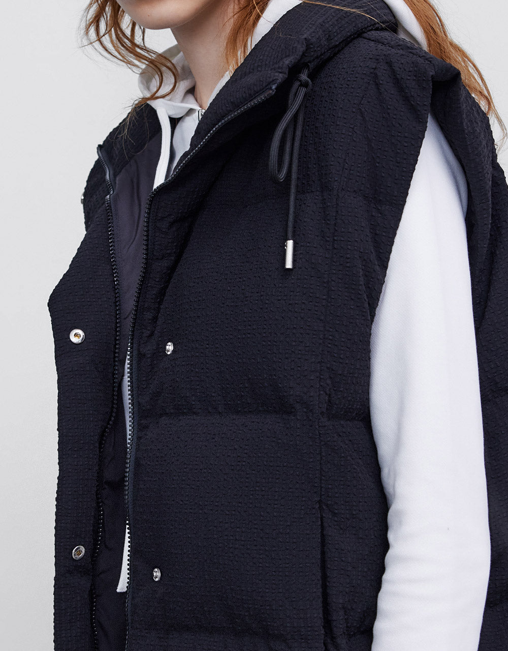 Textured Down Gilet