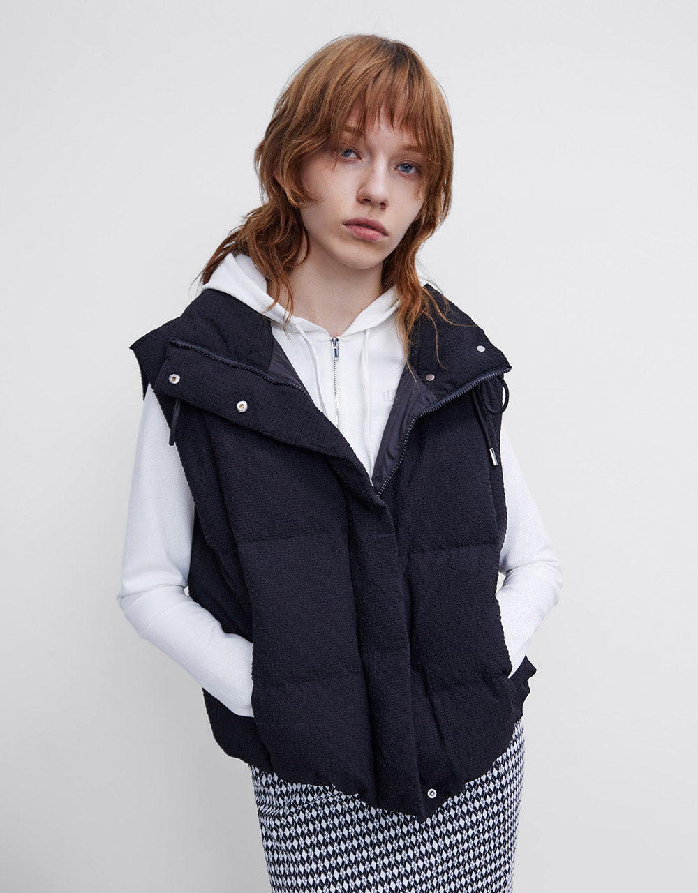 Textured Down Gilet