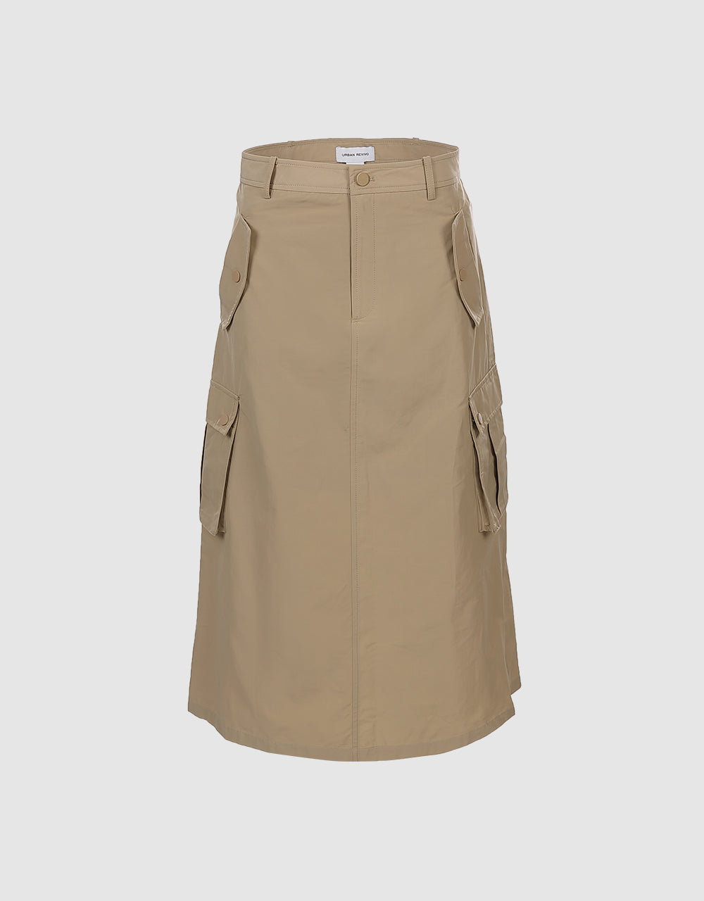Utility Pocket Midi Skirt
