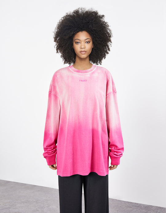 Ombre Long Sleeve T-Shirt